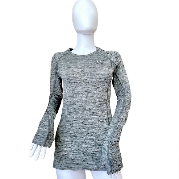 Under Armour Women's ColdGear Cozy Crew Grey - Picture 2 of 5